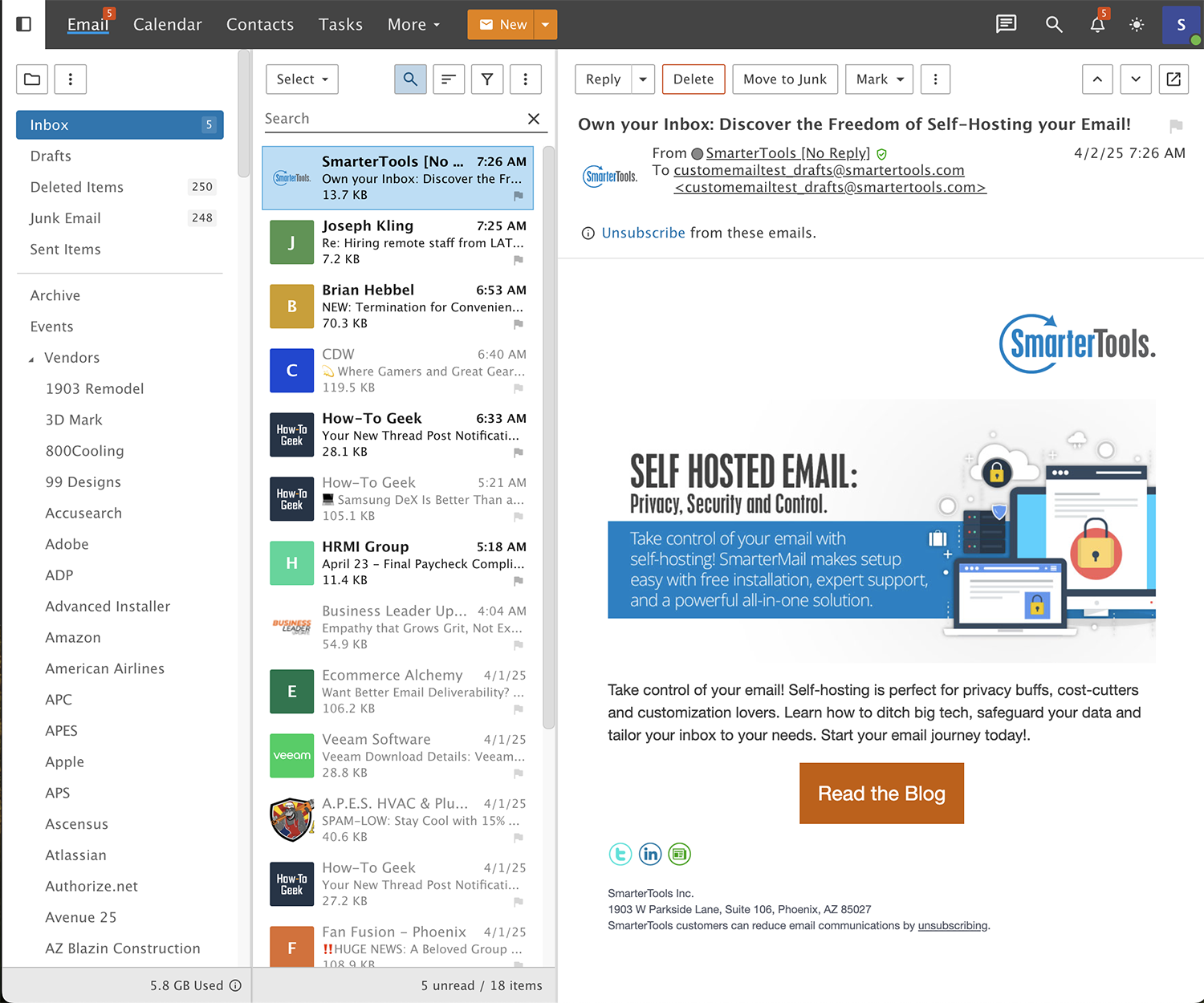 CraneMail Webmail