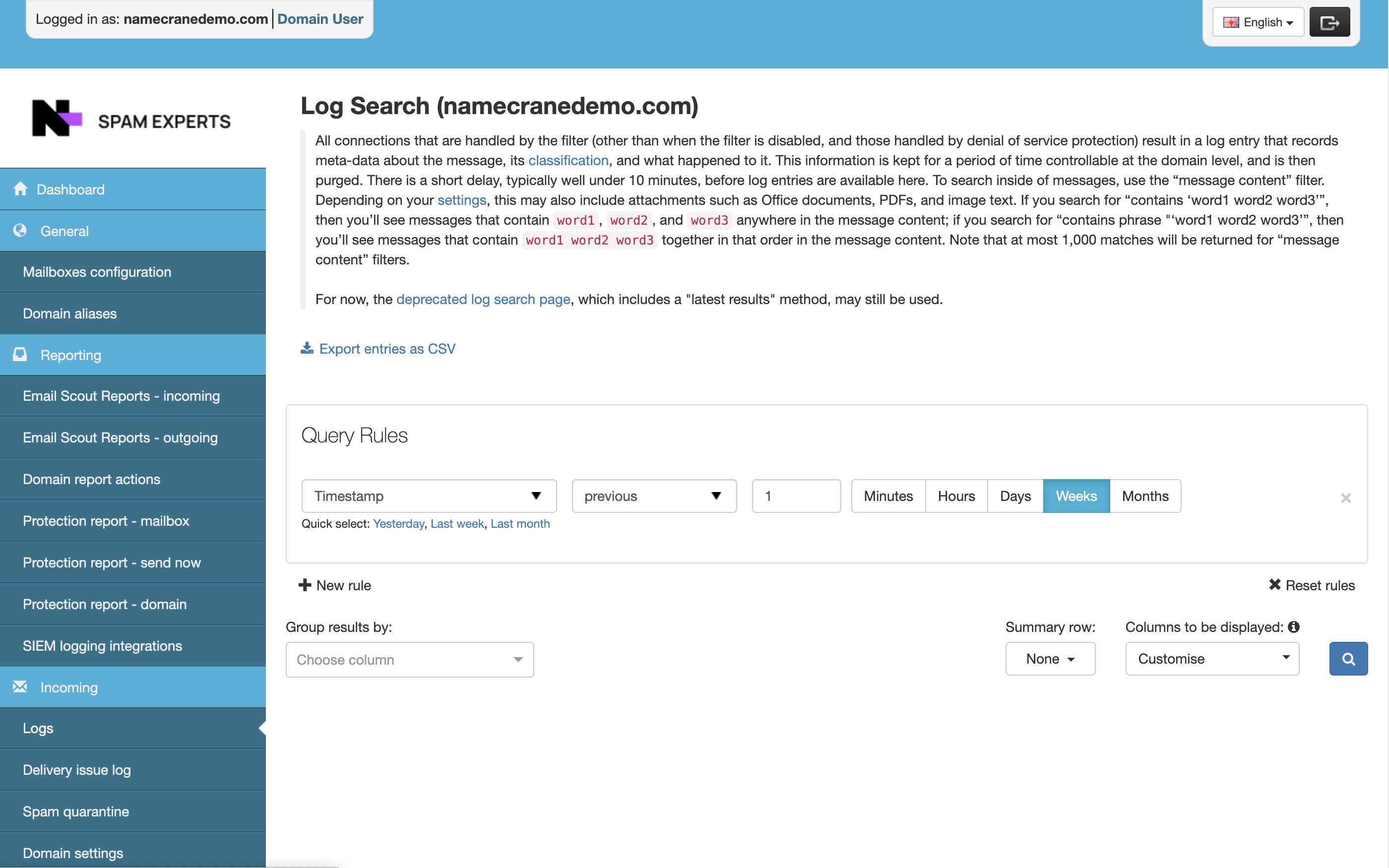 SpamExperts Spam Filtering
